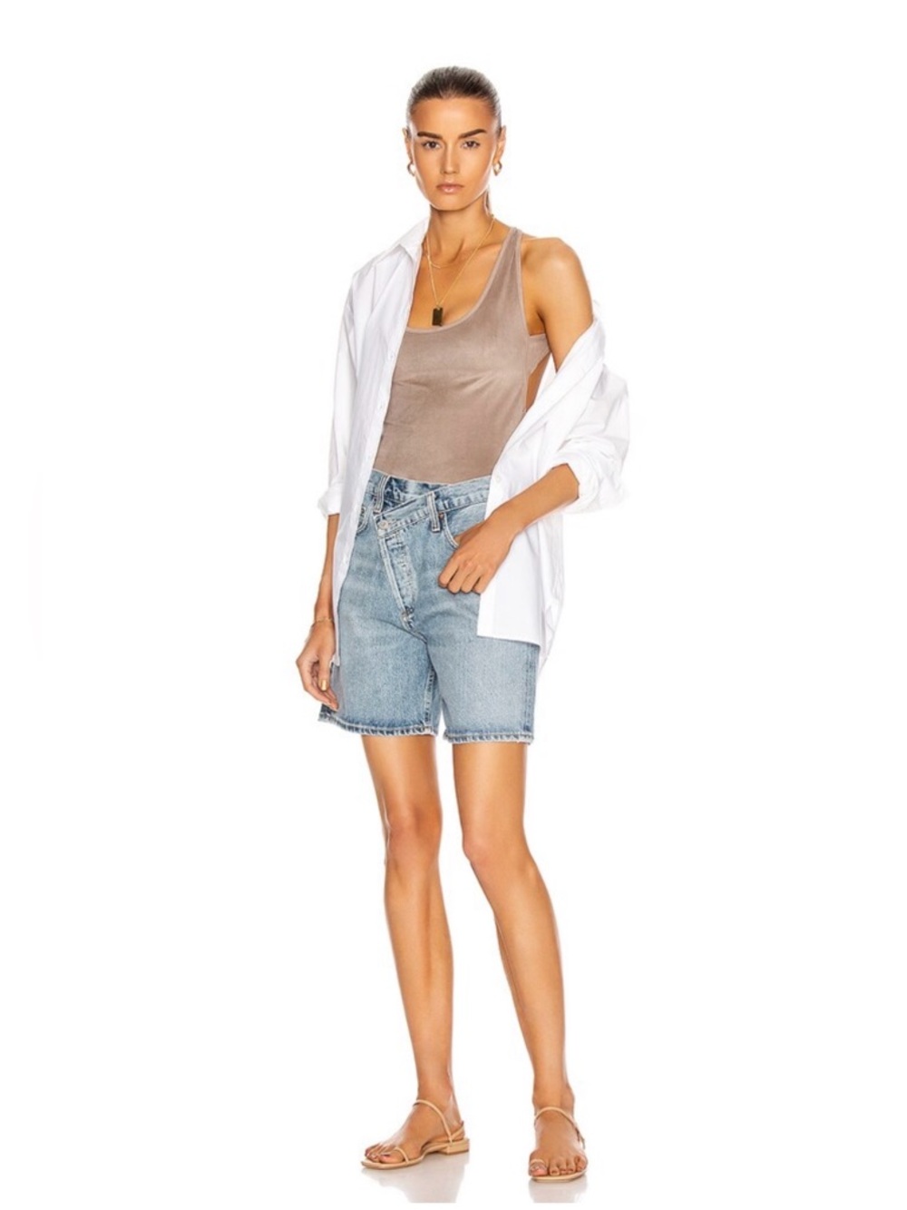 Agolde Criss Cross Shorts